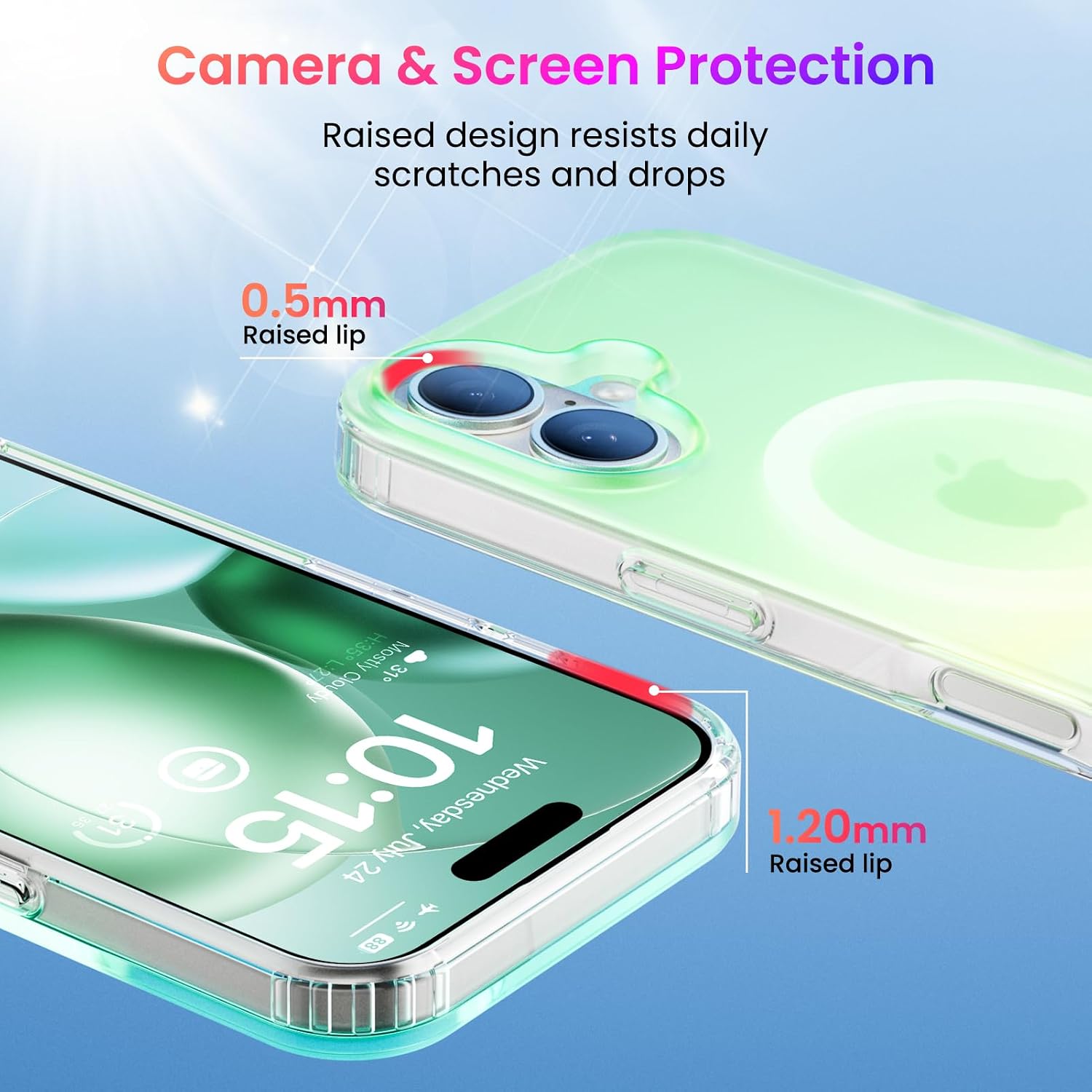 Thumbnail 4 de ORNARTO iPhone 16 MagSafe Case 6.1in