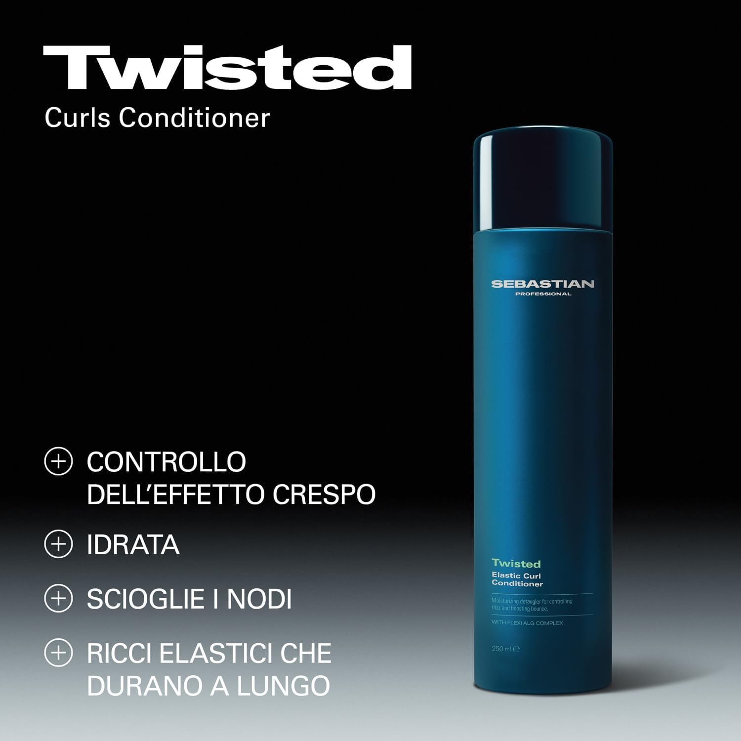 Thumbnail 2 de Sebastian Professional Twisted Elastic Curls Conditioner – Balsamo nutriente per ricci, idrata e aiuta a domare il crespo