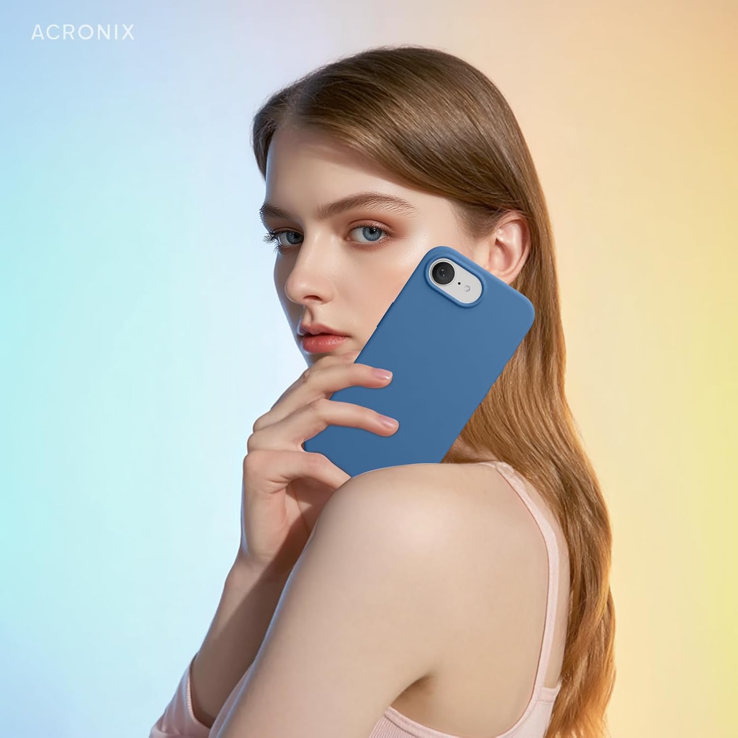 Thumbnail 6 de ACRONIX Slim Liquid Silicone case for iPhone 17e / 16e (6.1") in Blue