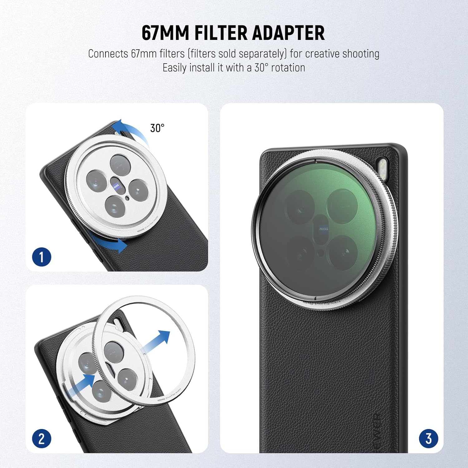 Thumbnail 3 de NEEWER X100 Ultra Case with 17mm Lens Mount