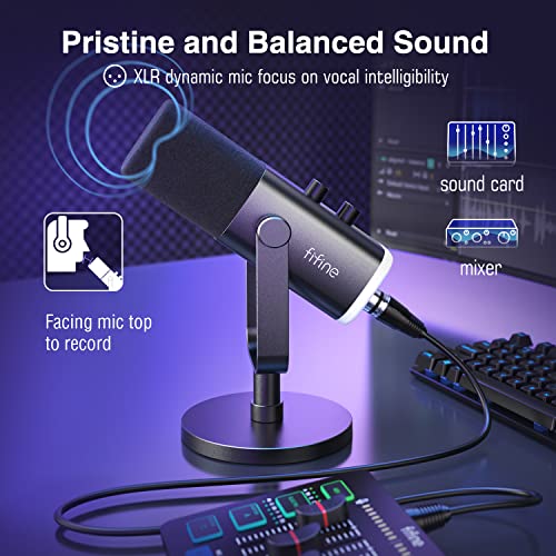 Thumbnail 1 de FIFINE AM8 Dynamic XLR/USB Gaming Microphone