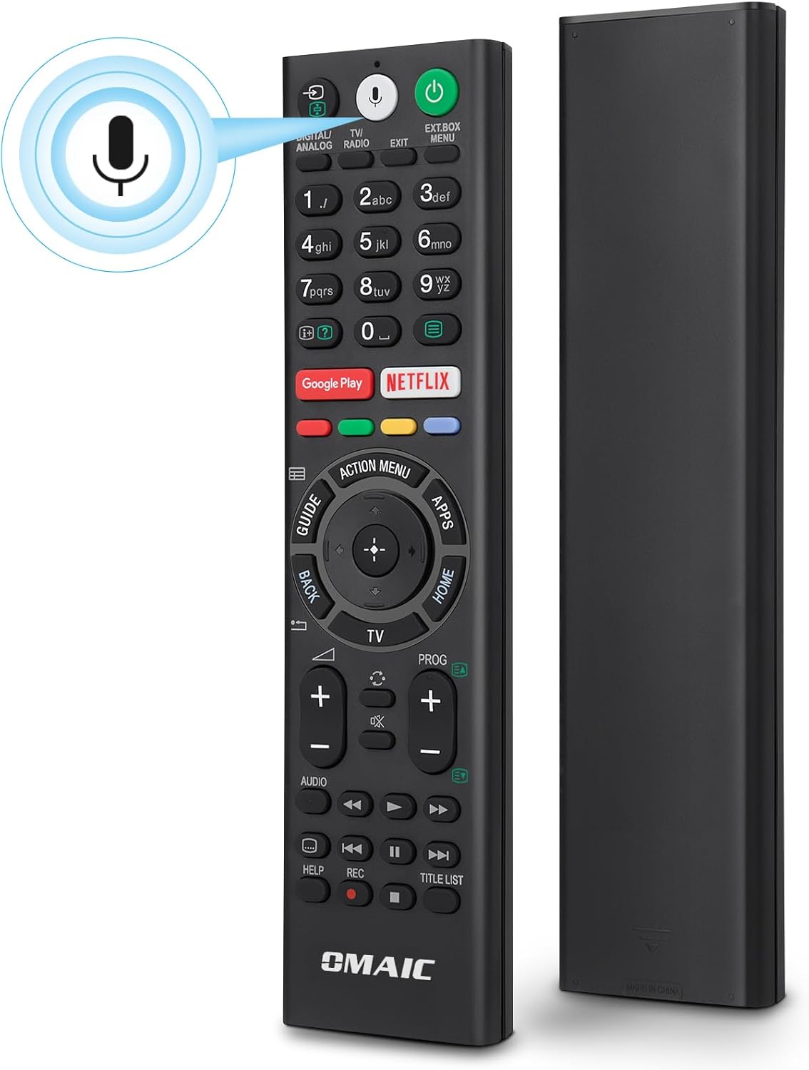 Detalle de Voice Replacement Remote for Sony TVs 4K