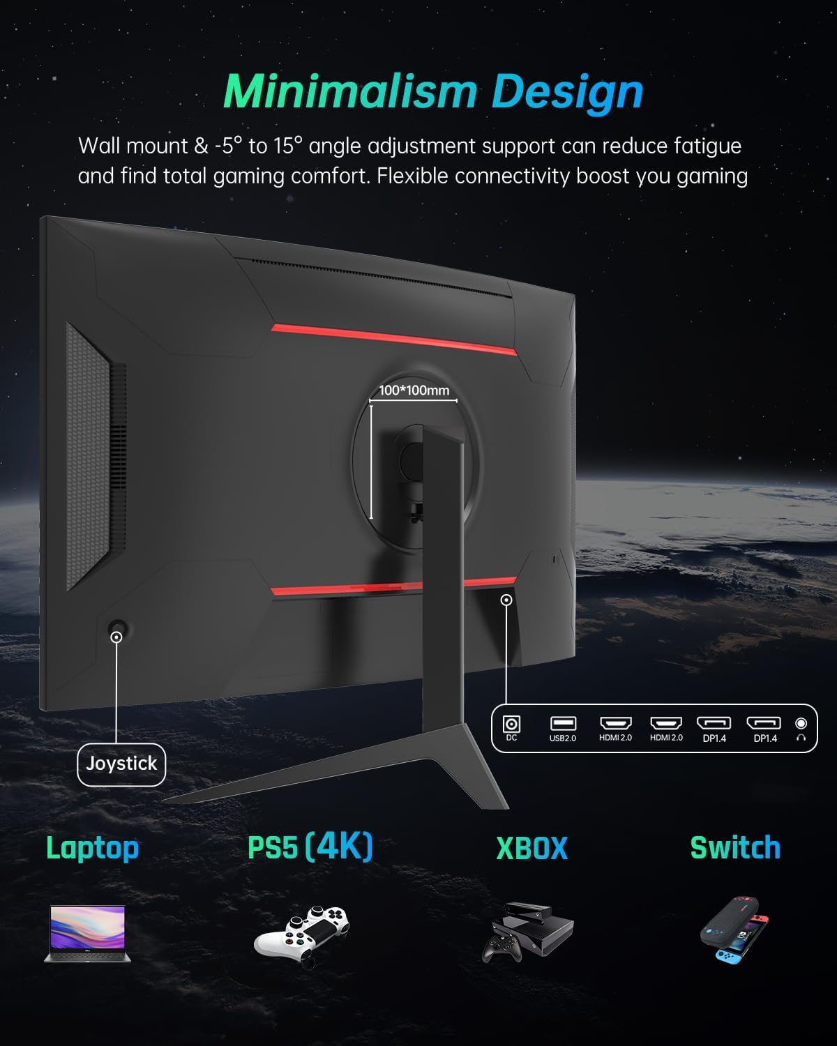 Thumbnail 5 de KTC H27S17 27-inch Gaming Curved Monitor