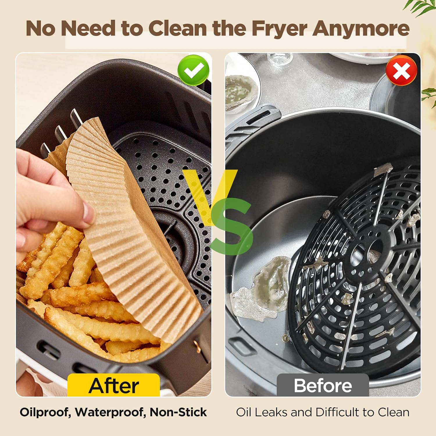 Thumbnail 2 de Air Fryer Liners 100PCS