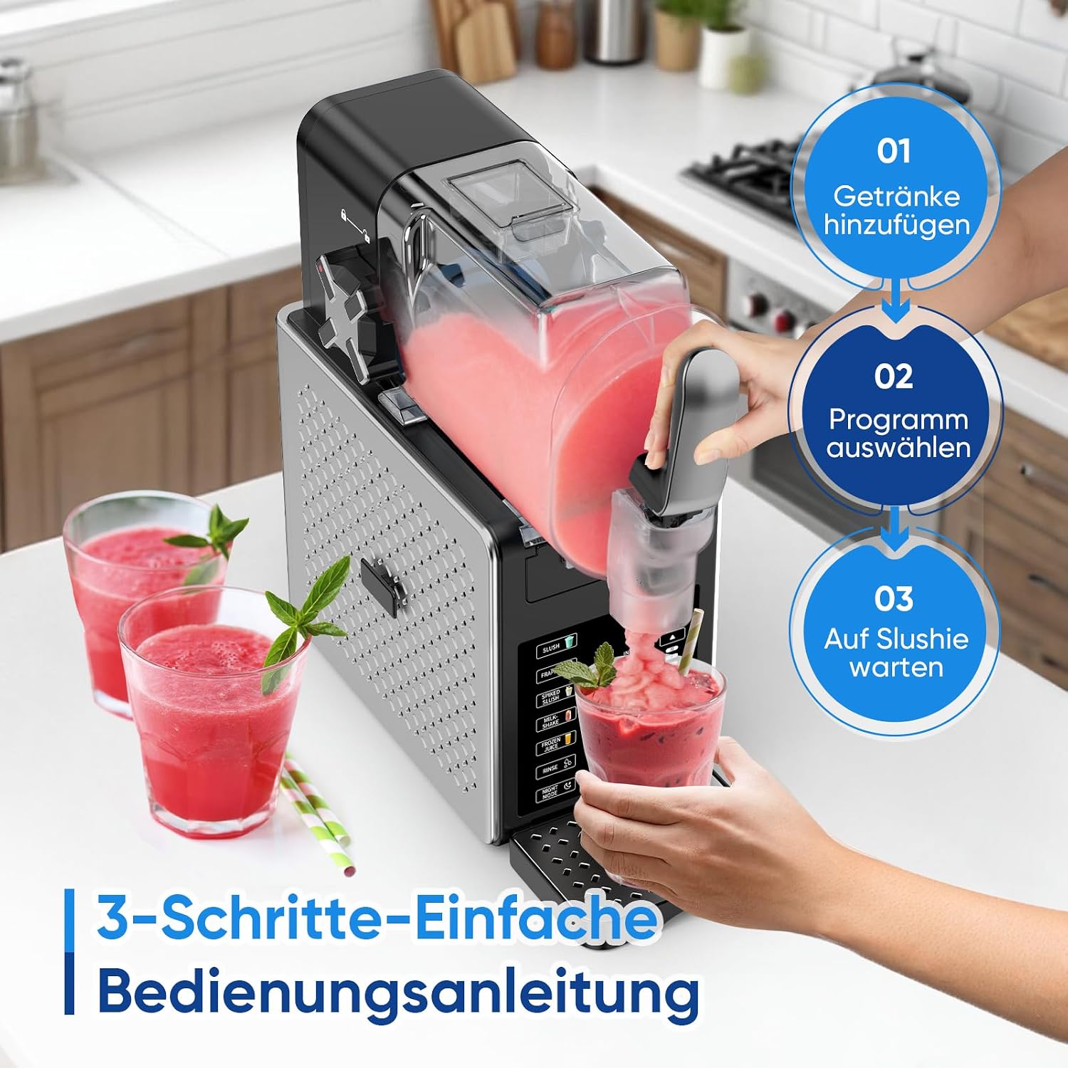 Thumbnail 6 de Azmsary Slush Maschine 2,5 L mit LED