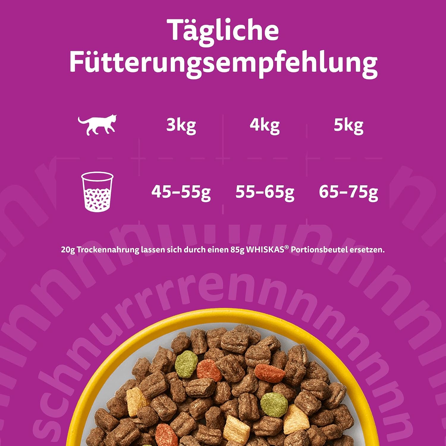 Detalle de WHISKAS Trockenfutter Adult 7 kg mit Huhn – ausgewachsene Katzen