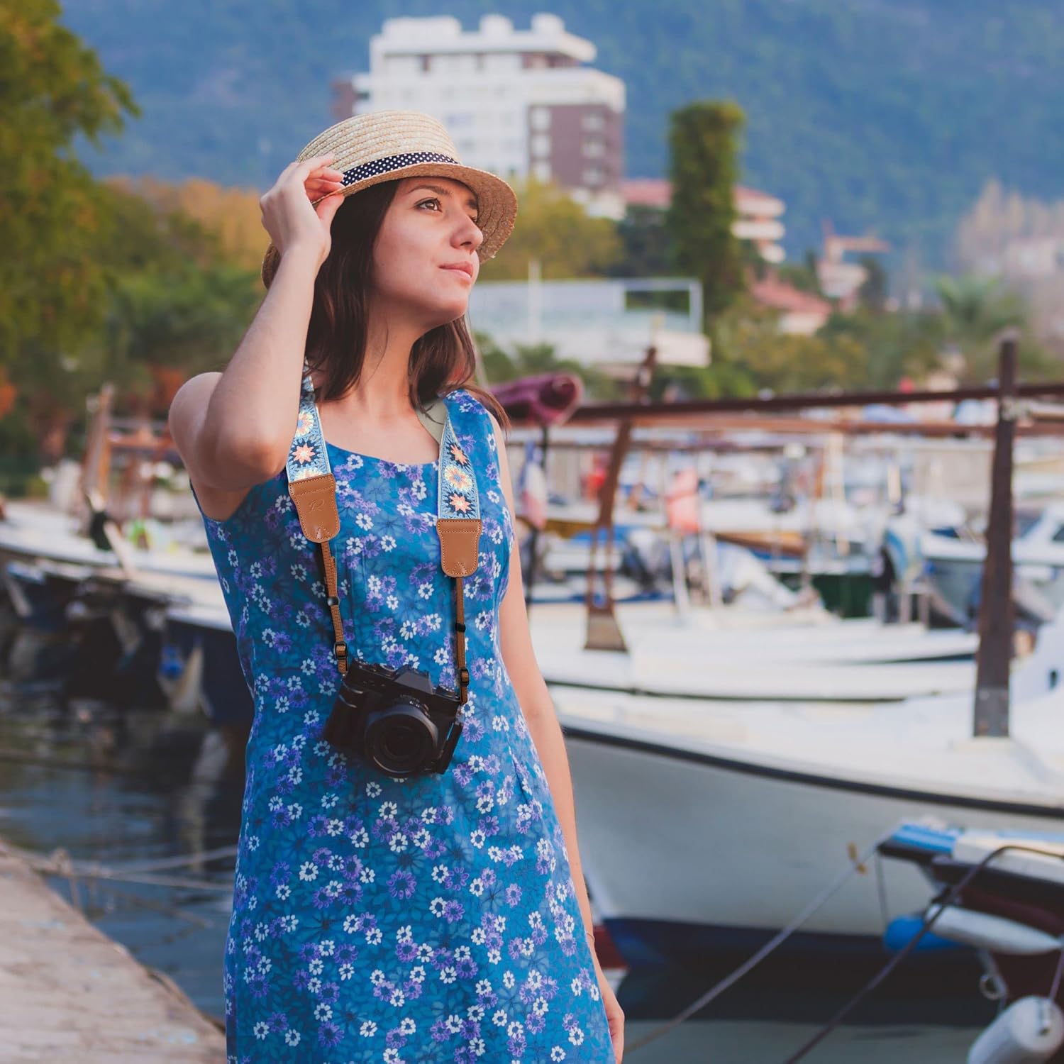 Thumbnail 6 de Padwa Pink Daisy Camera Strap