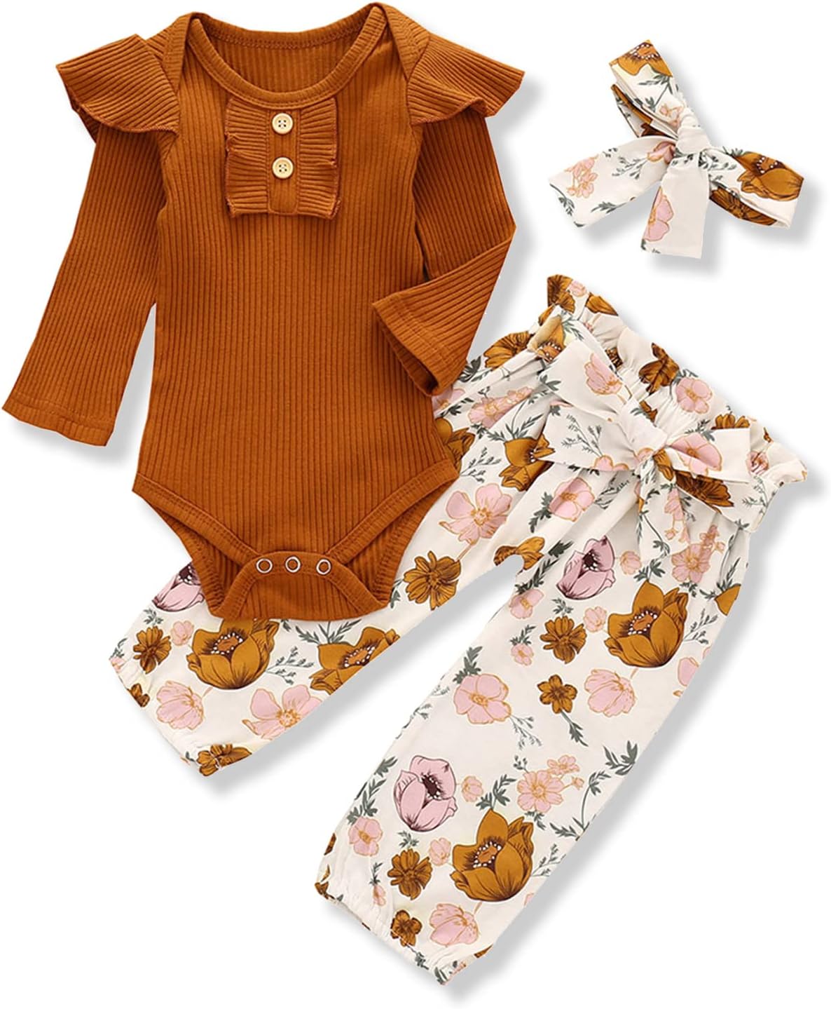 Detalle de Kislio Baby Girl Outfit Set, Cotton Blend