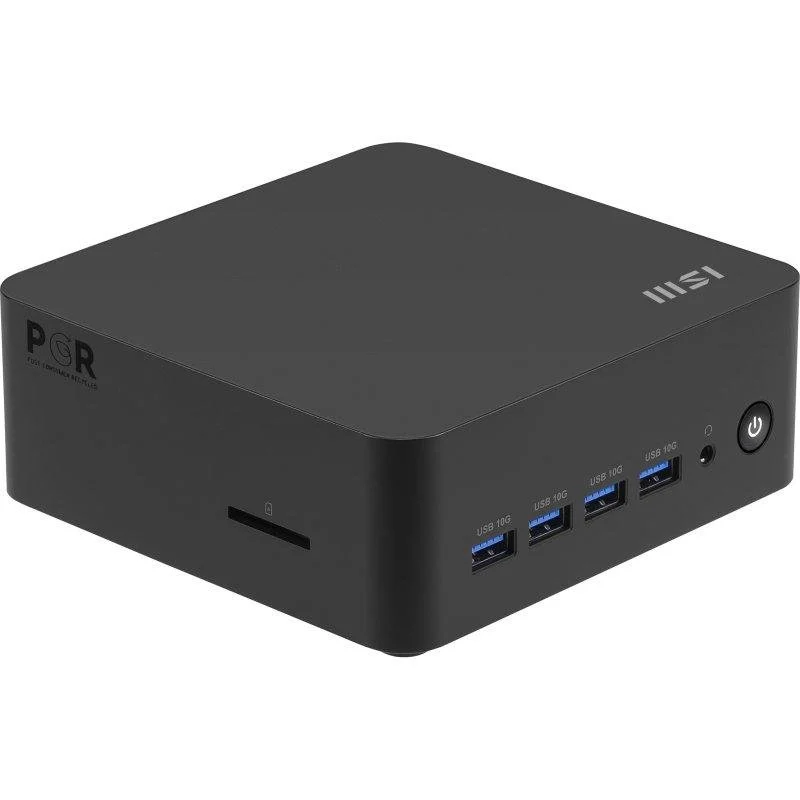 Detalle de MSI Cubi Z AI 8M-006BEU: mini PC con Ryzen 7 8845HS para tareas exigentes
