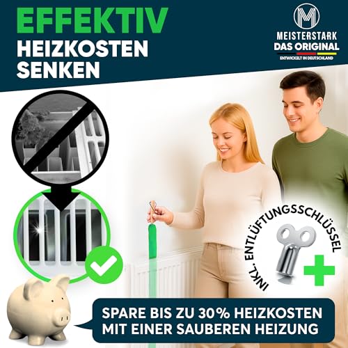 Detalle 2 de M Meisterstark Heizungsbürste 115 cm, flexibel und mit Entlüftungsschlüssel