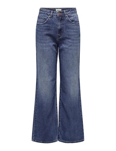 Detalle de ONLY Onlhope Wide Denim Pantalones Vaqueros 28W
