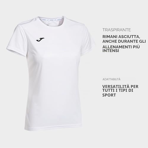 Detalle 2 de Joma Maglietta Sportiva Donna, 6XS–3XL: comfort asciutto per corsa e palestra
