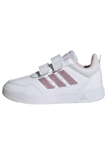 Detalle de adidas Tensaur Sport 3.0, chaussures enfant à scratch, blanc, rose et gris