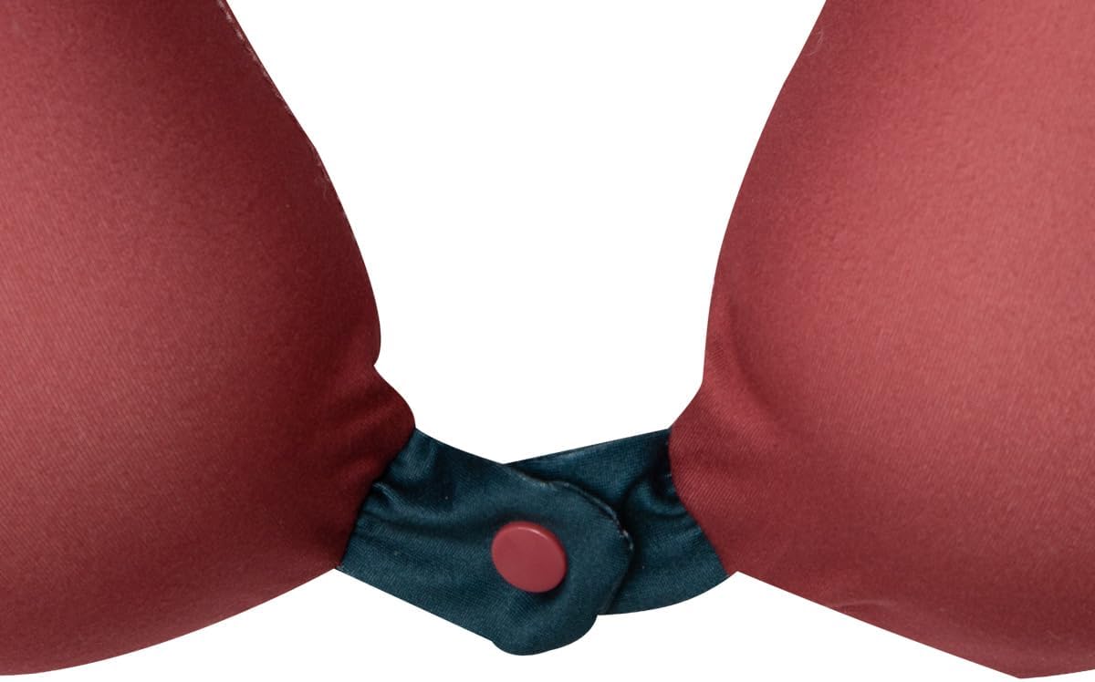 Detalle de Mr. Wonderful Cuscino da viaggio Granata: cervicale in poliestere, comfort in movimento