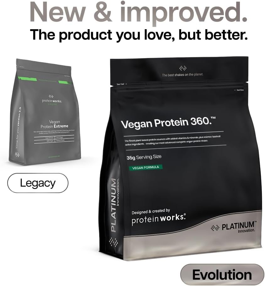 Thumbnail 1 de The Protein Works Vegan Protein 360 Platinum POWVEGEXCHO500G, Chocolate Silk