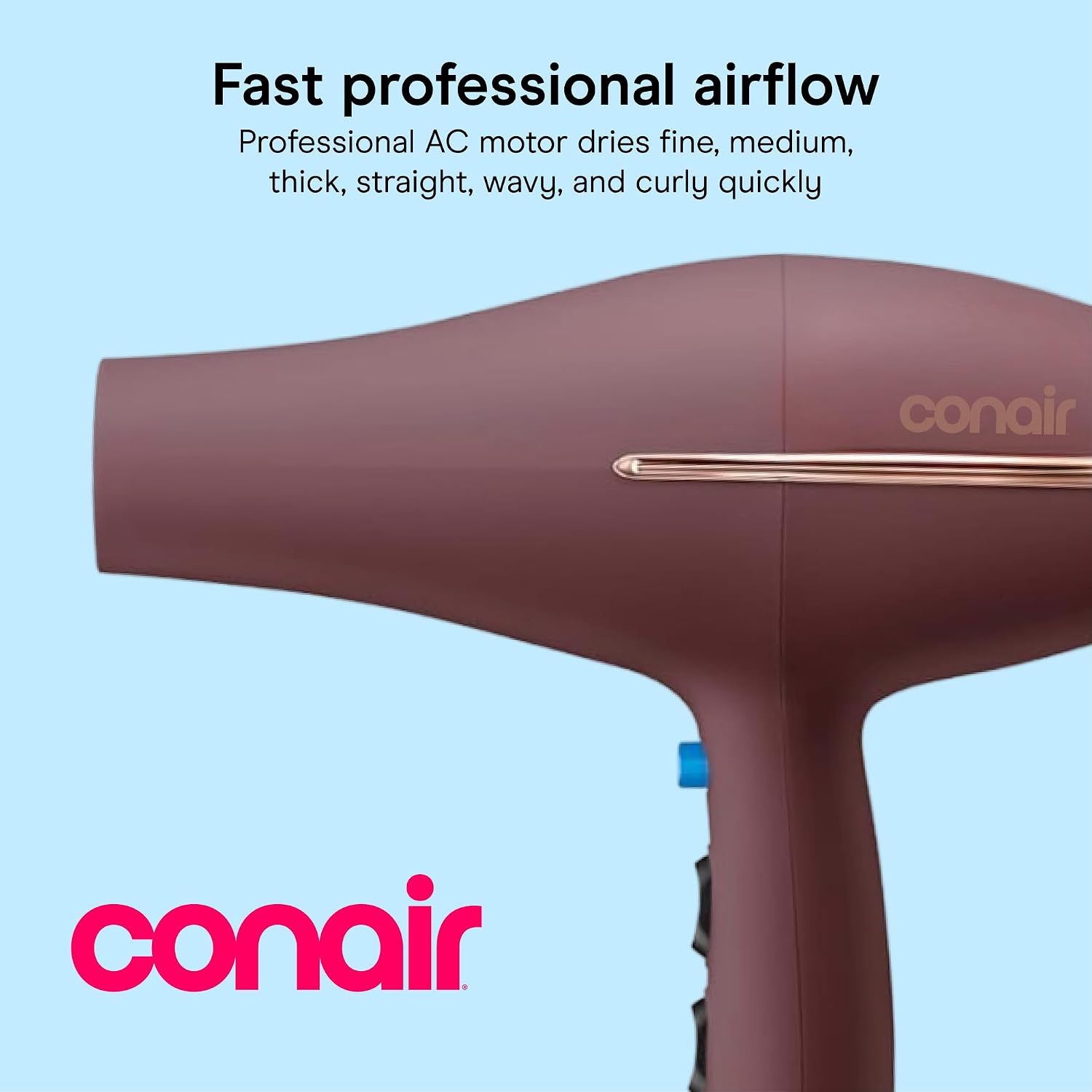 Detalle 2 de Conair Professional AC Motor Hair Dryer | Fast Drying, All Hair Types