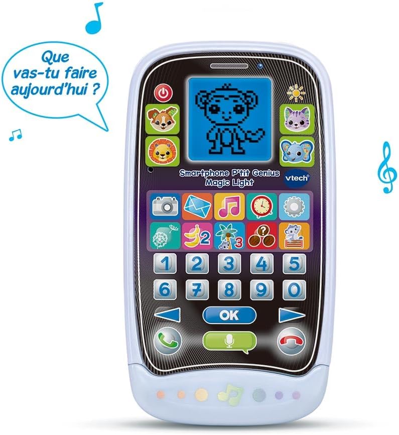 Thumbnail 1 de VTech Smartphone P'tit Genius Magic Light – Téléphone jouet lumineux et éducatif pour enfants de 2 à 6 ans