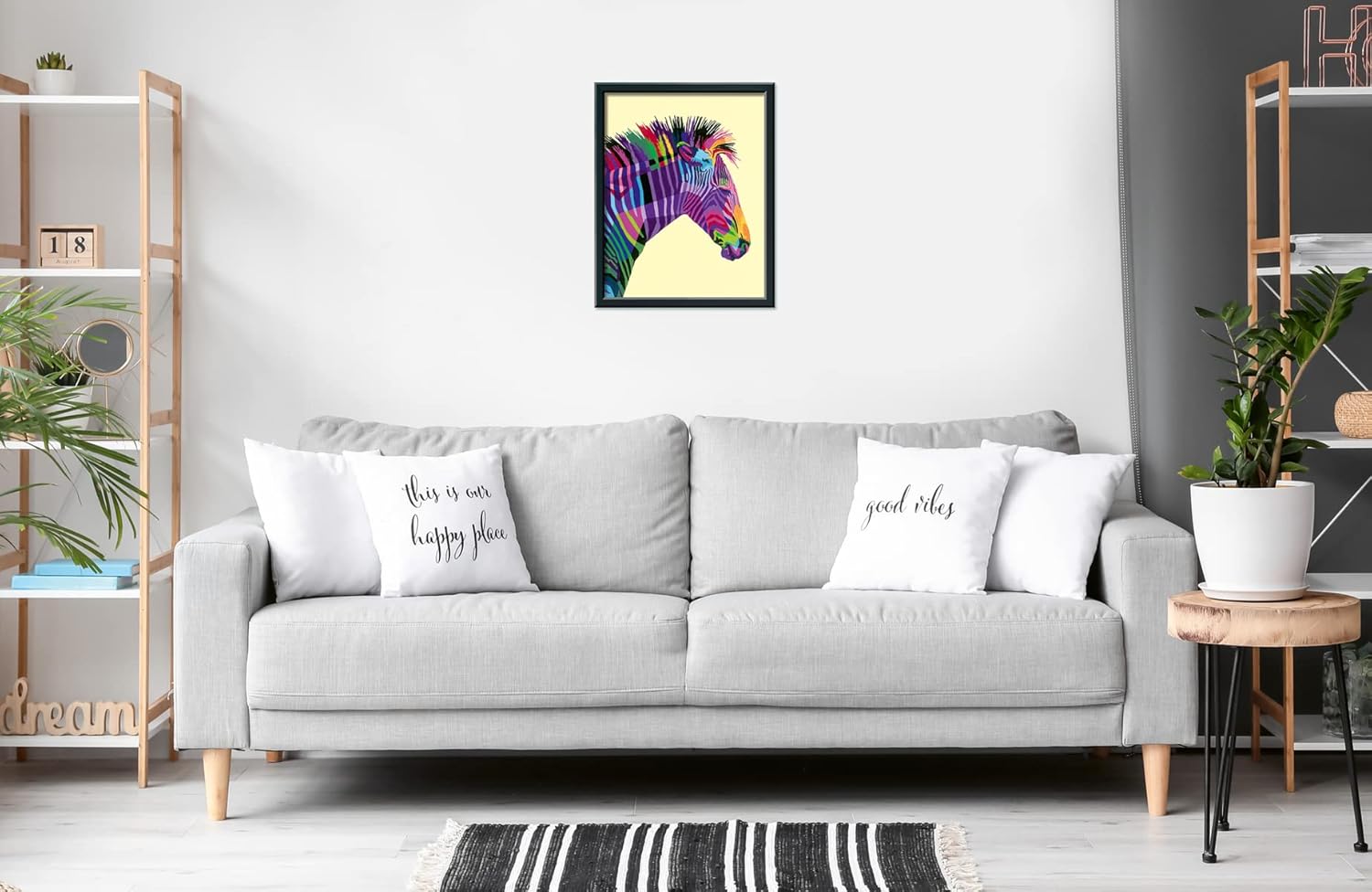 Thumbnail 3 de Ravensburger Malen nach Zahlen 28988 „Buntes Zebra“ (ab 12 Jahren) – Komplettset mit Acrylfarben