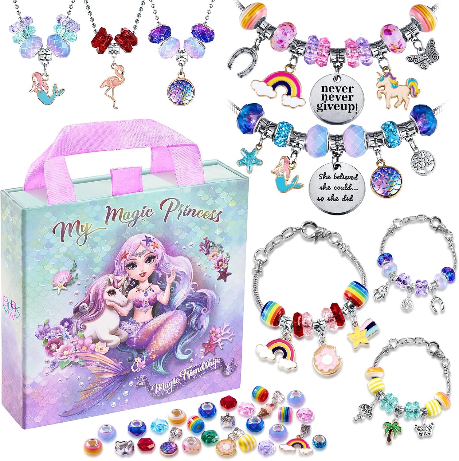 Detalle de BDBKYWY Charm Bracelet Making Kit