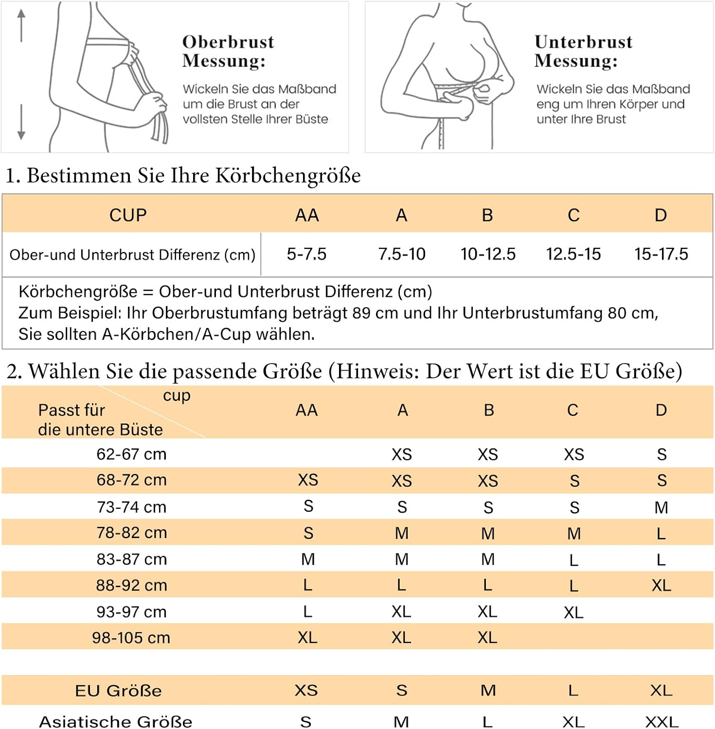 Detalle de Vertvie Damen Yoga-BH ohne Bügel mit herausnehmbaren Push-up-Polstern (2er/3er Pack)