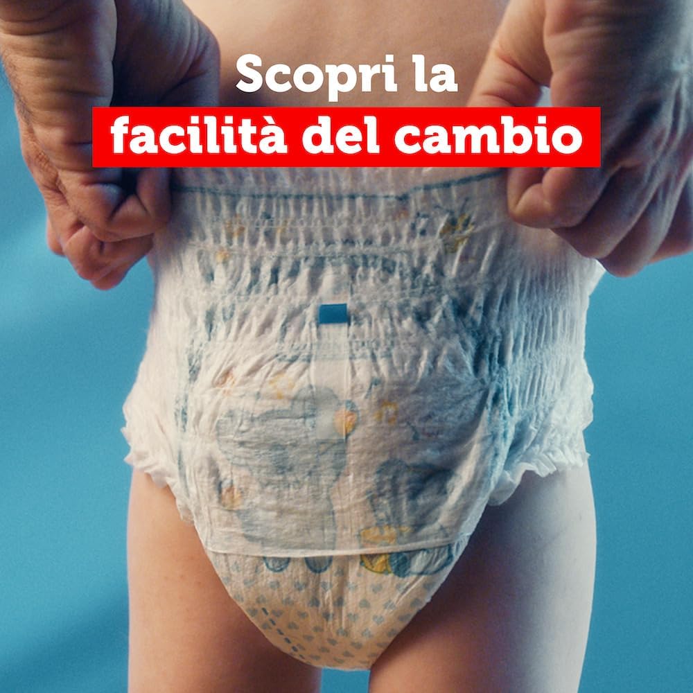 Thumbnail 6 de Pampers Baby Dry Mutandino XL Taglia 6 (15+ kg) – Formato Scorta con Stop&Protect, 12h di asciutto e Cambio Facile