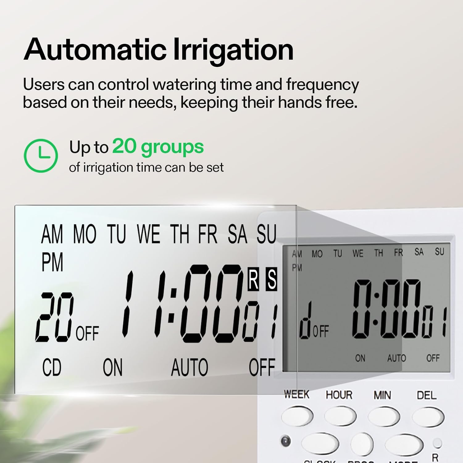 Detalle de VIVOSUN Automatic Drip Irrigation Kit 15W