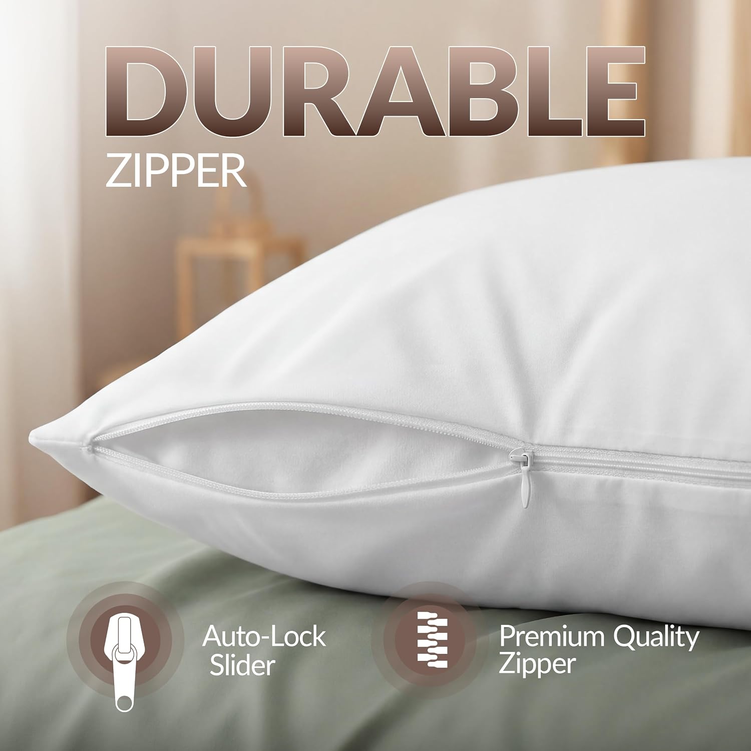 Detalle de Utopia Bedding Pillow Protectors, King Size