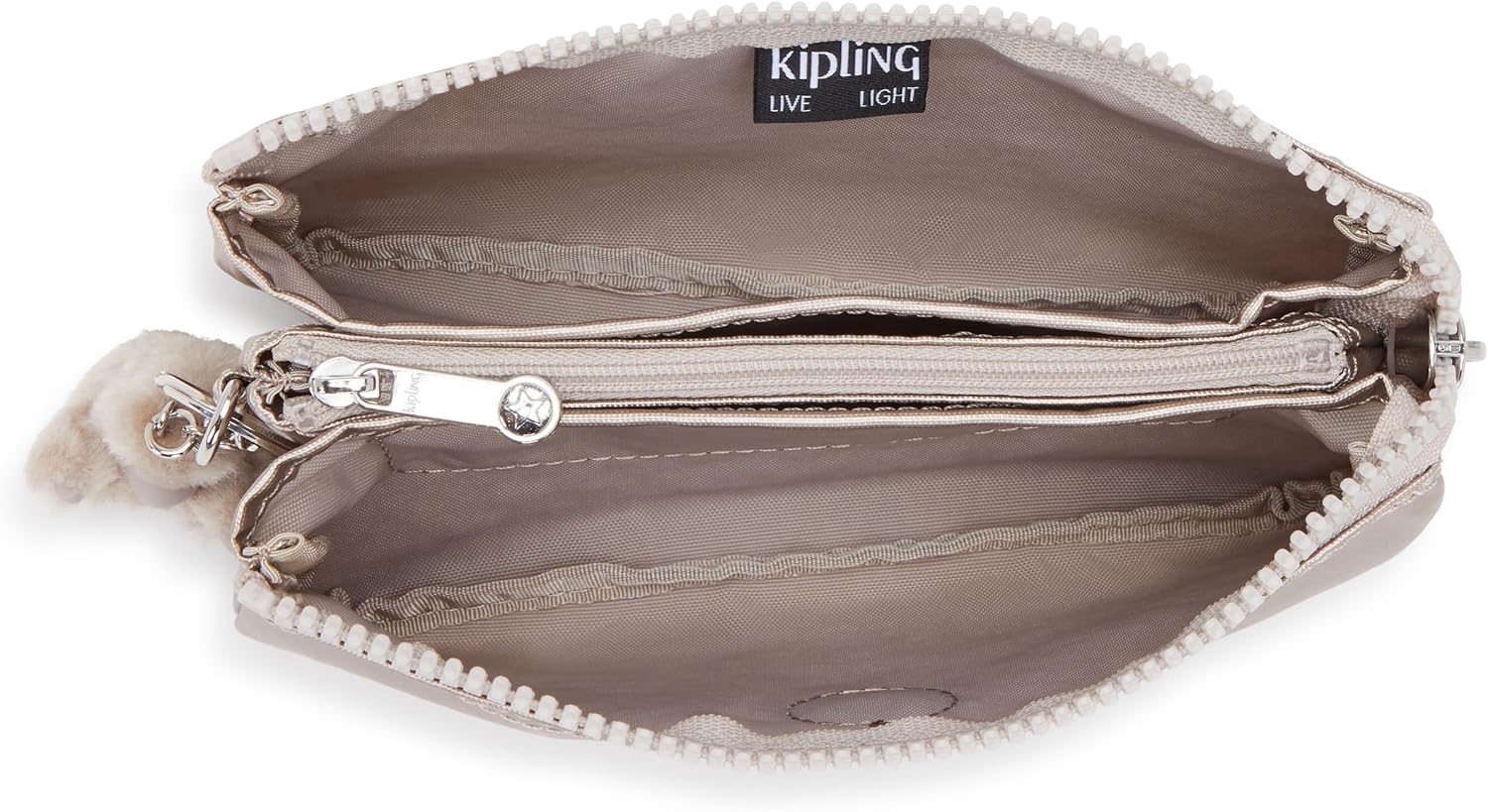 Thumbnail 2 de Kipling Creativity L Große Geldbörse, Beutel, Etuis – Metallic Glow Silber