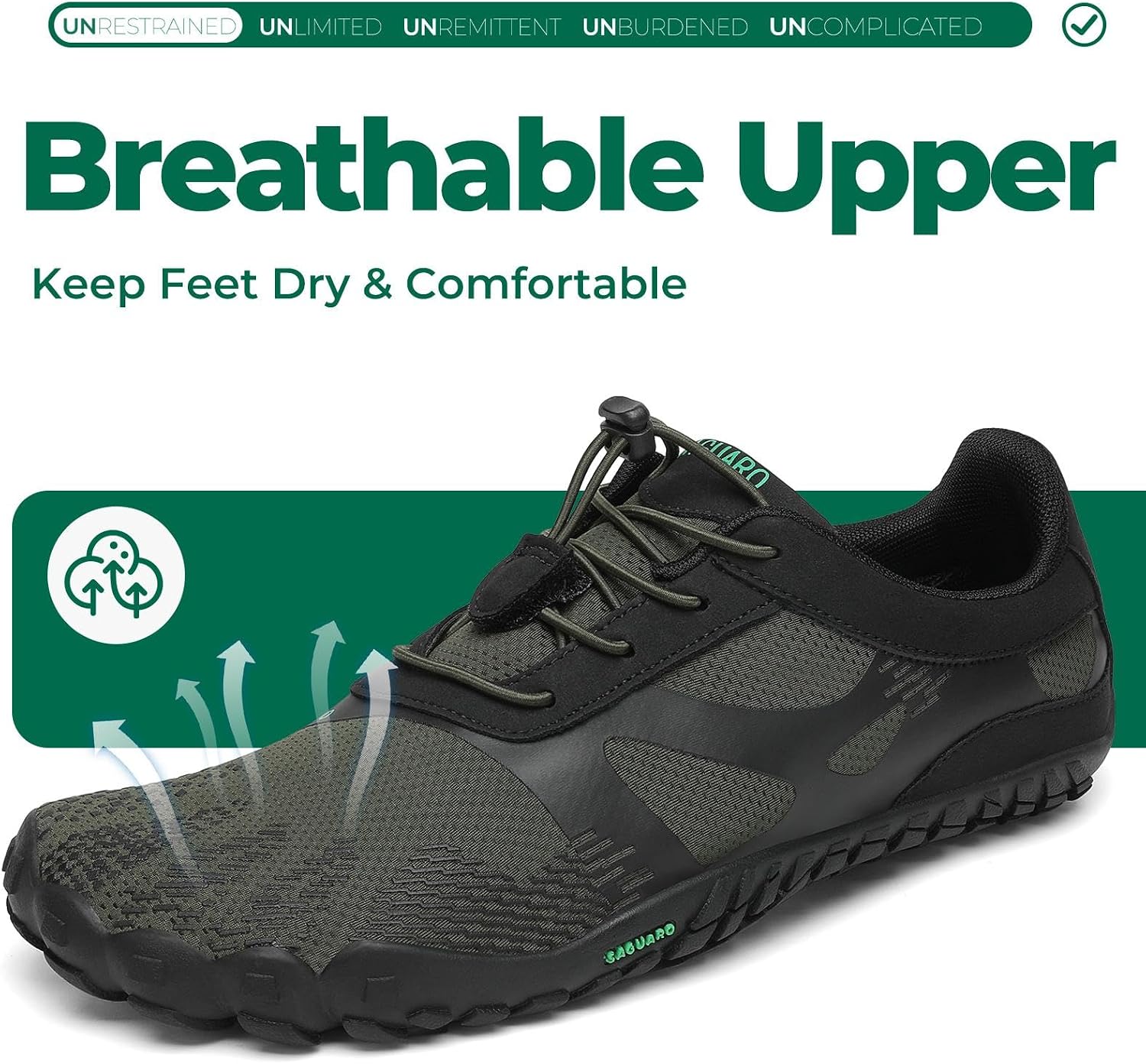 Detalle 2 de SAGUARO Zapatillas Barefoot Trail 35-48