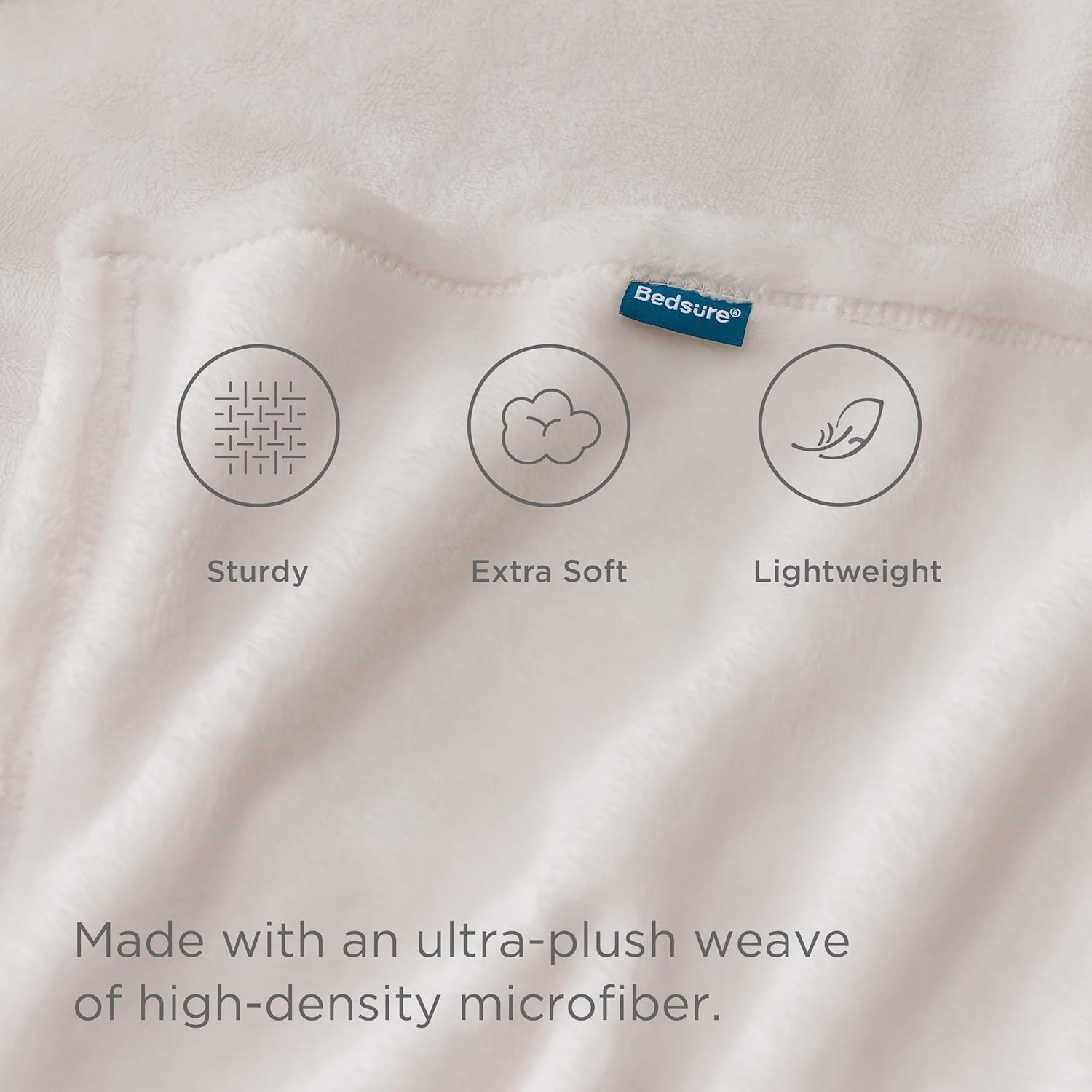 Detalle de Bedsure Fleece Blanket 270x230 cm King