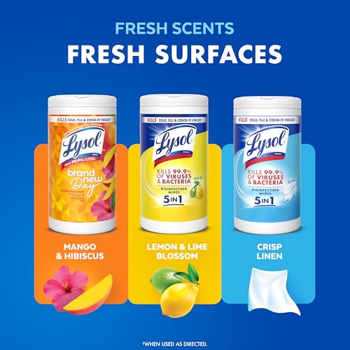 Thumbnail 7 de Lysol Disinfecting Wipes, Multi-Surface Cleaner, Lemon, 80 ct (4 Pack)