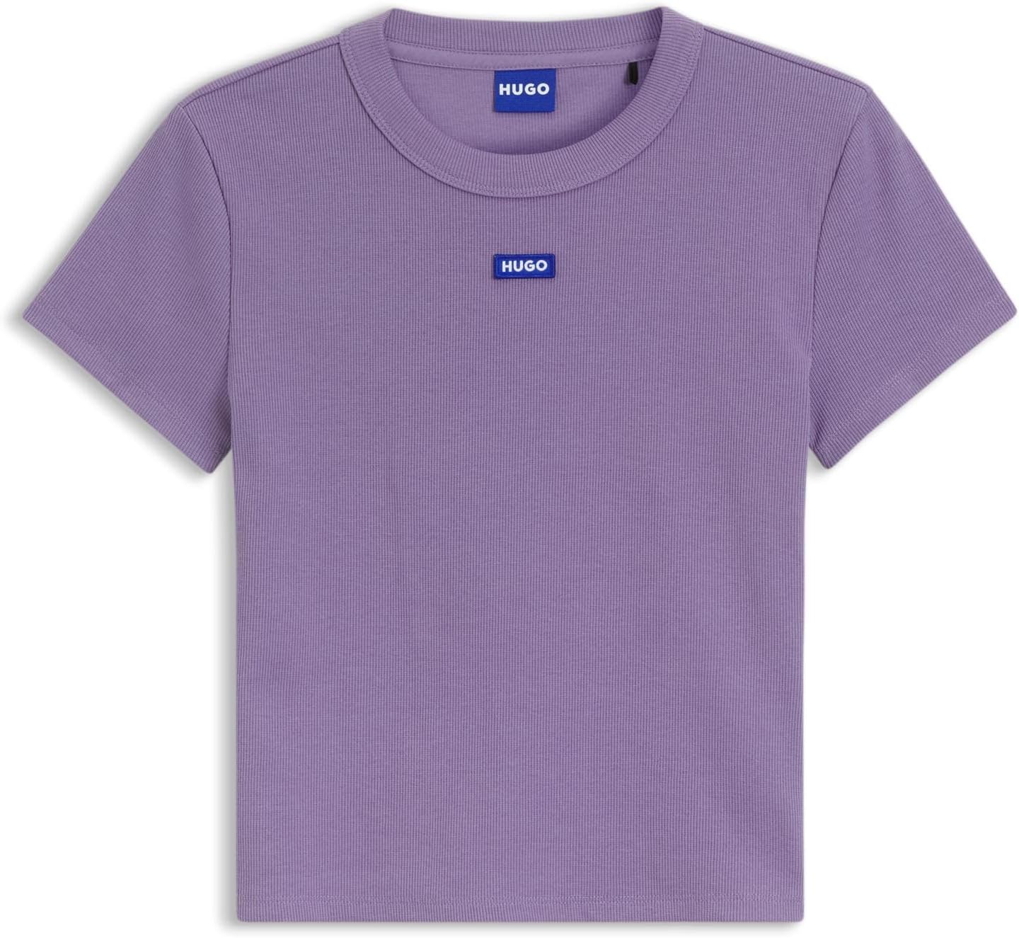 Detalle de HUGO Slim-fit Logo T-Shirt in Stretch Cotton