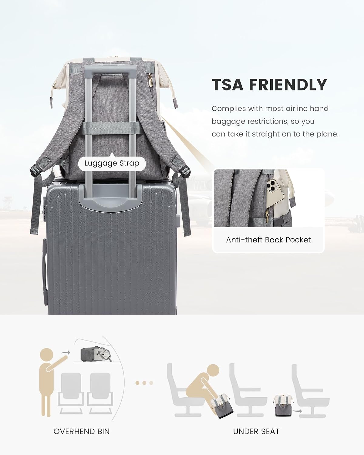 Thumbnail 4 de LOVEVOOK 17.3 inch Laptop Rucksack 17.3 inch