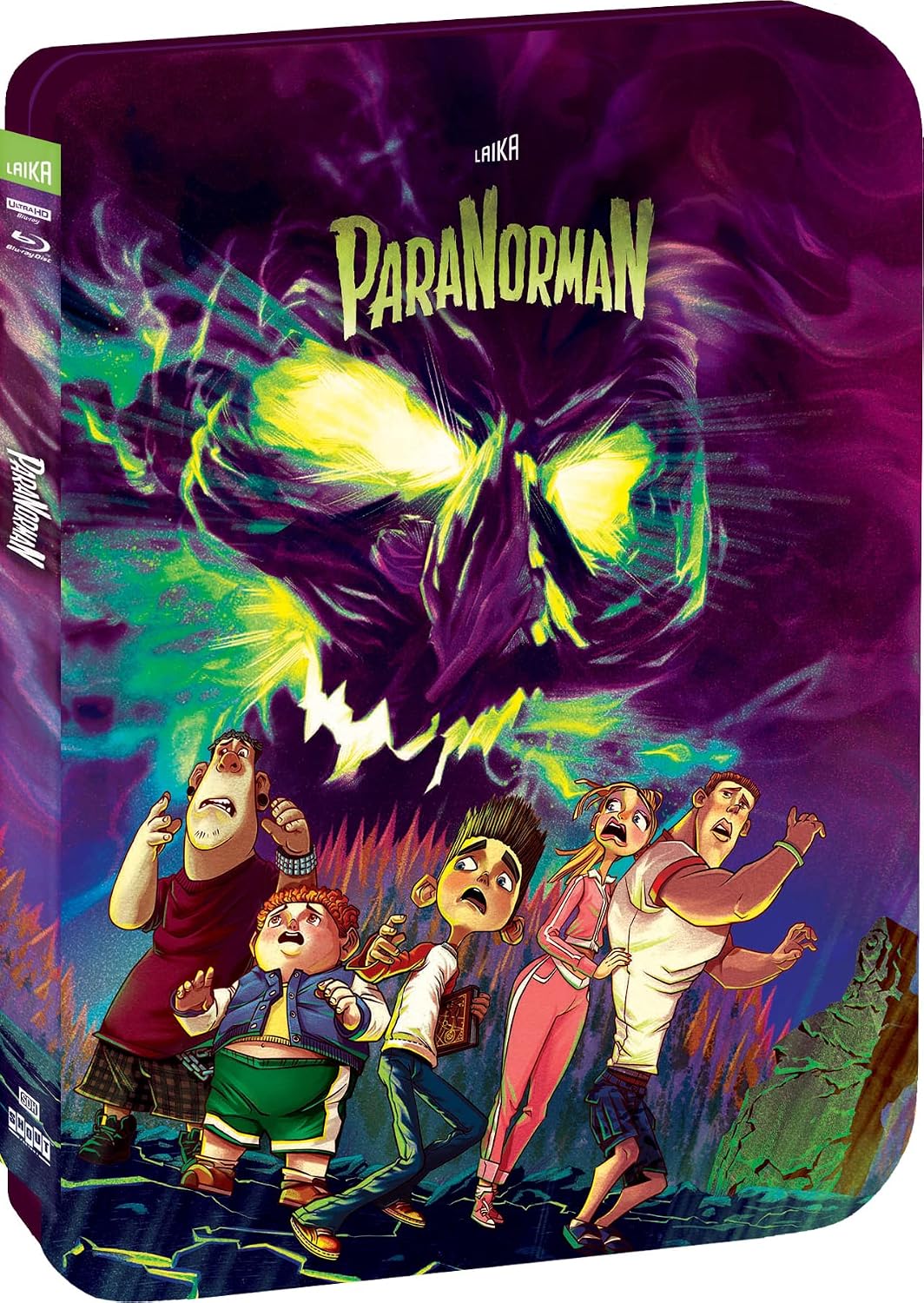 Detalle de ParaNorman 826663231854 Limited Edition Steelbook 4K UHD + Blu-ray