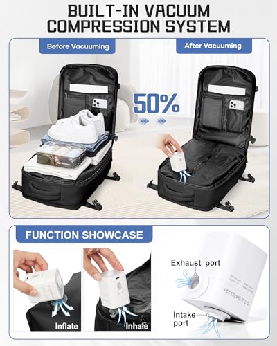 Detalle de HPLQQ W1 Mochila cabina avión con vacío