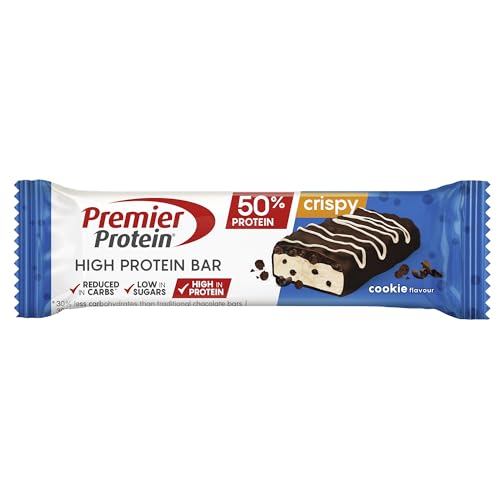 Detalle 2 de Premier Protein Bar Crispy Cookie 16 x 40 g 🍪 - Alta Proteína