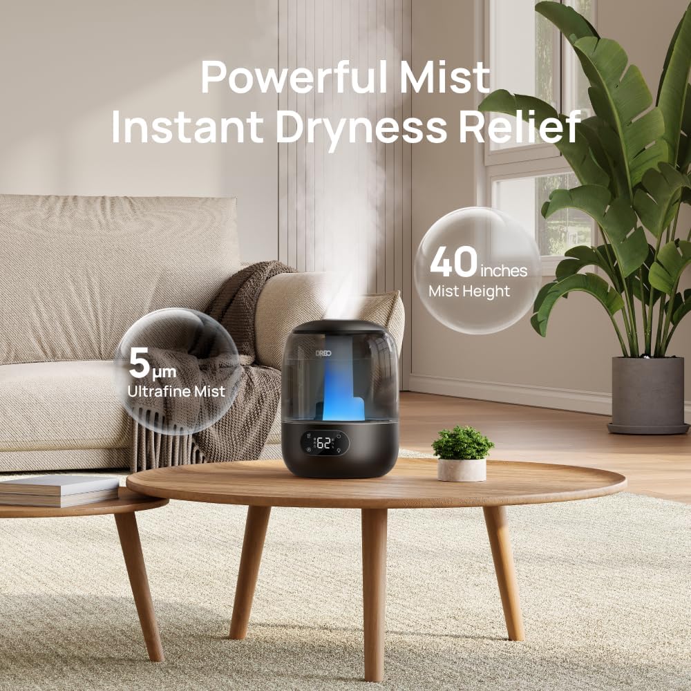Thumbnail 4 de DREO Humidifiers for Bedroom 3L Cool Mist