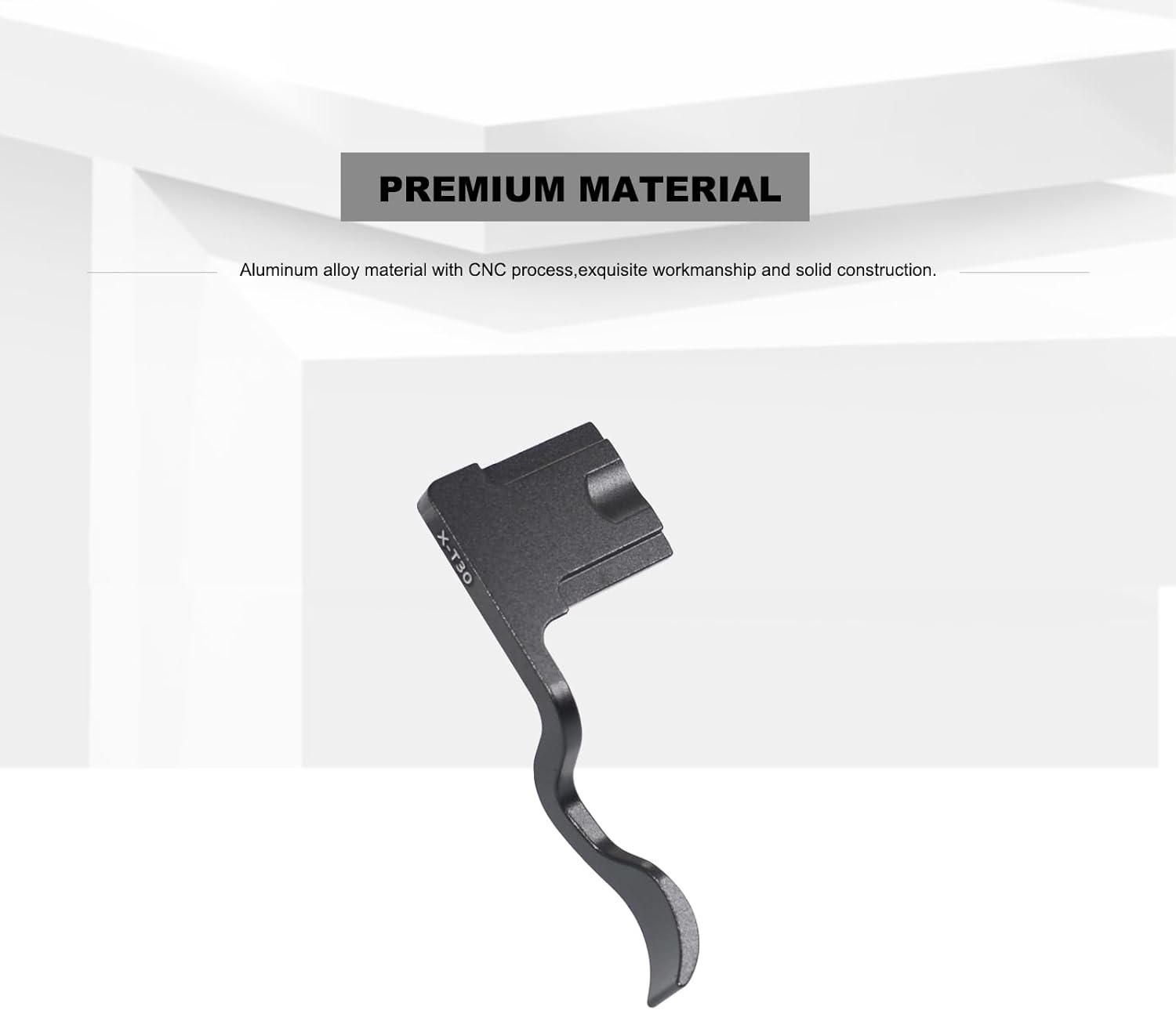 Detalle de Thumb Grip for Fujifilm XT10/XT20/XT30/XT30 II/XT1/XT2/XT3 – CNC Aluminium Thumb Up Rest