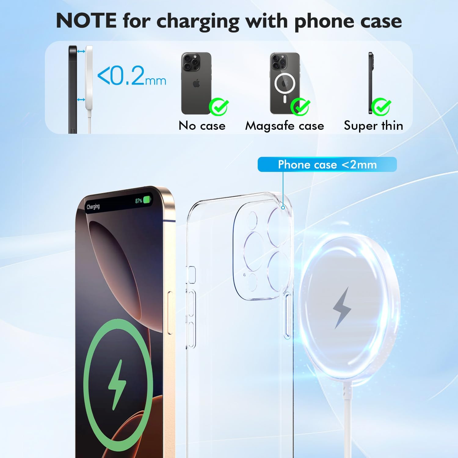 Thumbnail 4 de Apple Magnetic 15W MagSafe iPhone Charger