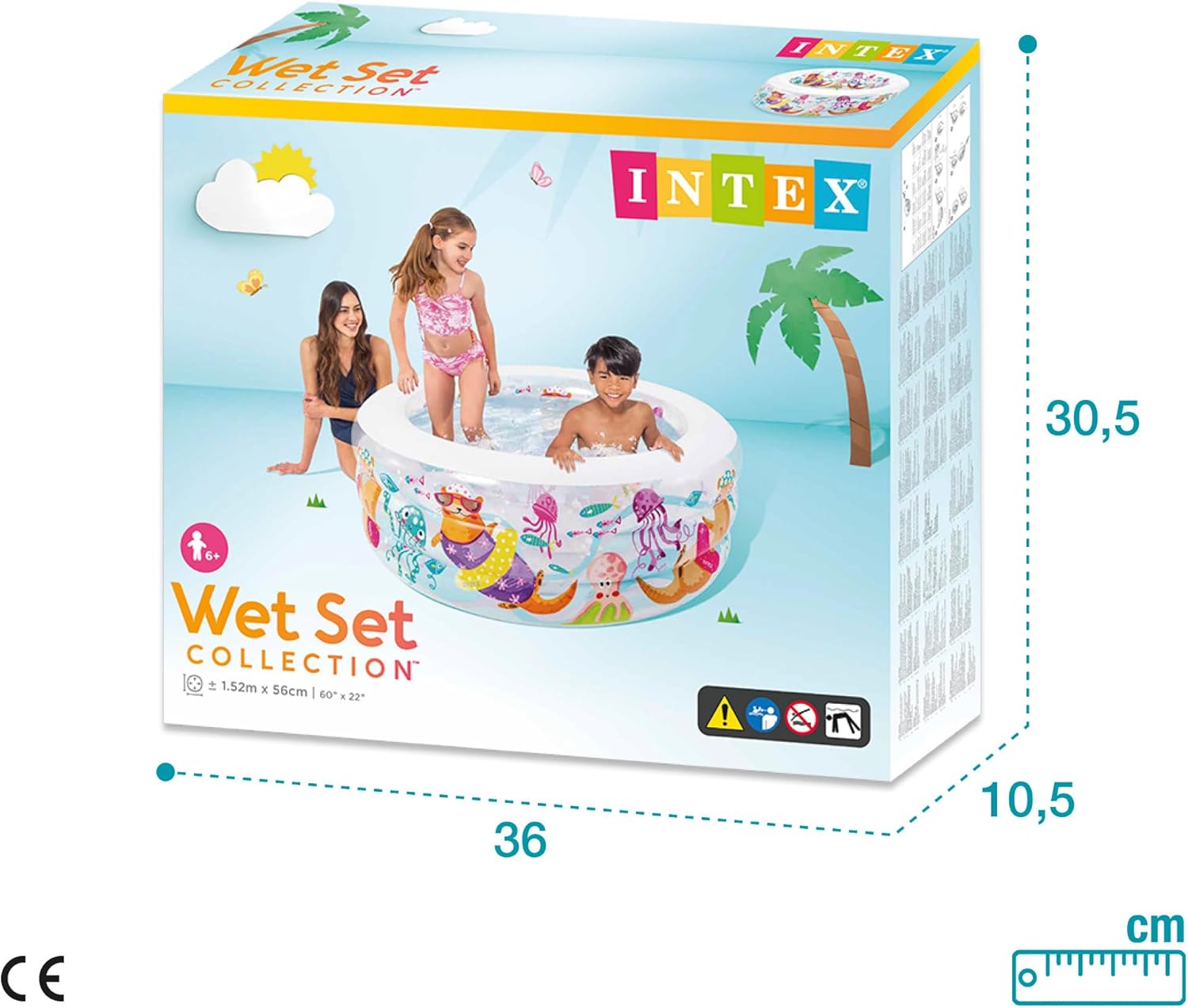 Thumbnail 5 de Intex Aquarium Pool 152x152x56 cm