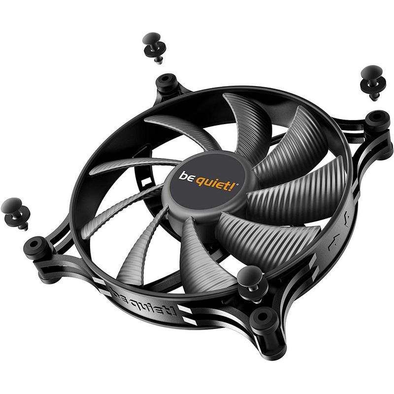 Detalle de Be Quiet! Shadow Wings 2 PWM 140 mm – Ventilador negro, ultra silencioso