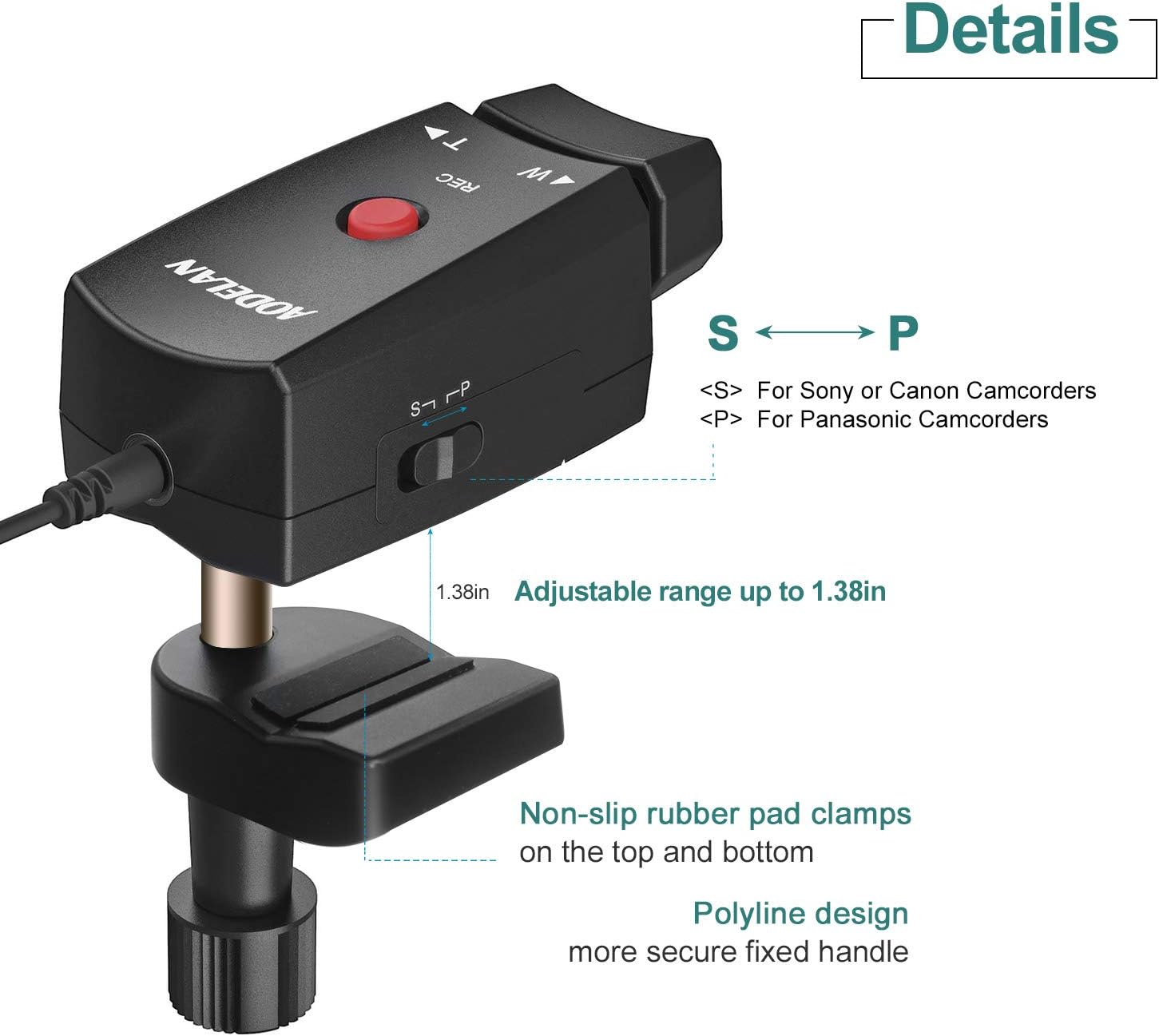 Thumbnail 4 de AODELAN Lanc Zoom-Controller 2,5 mm