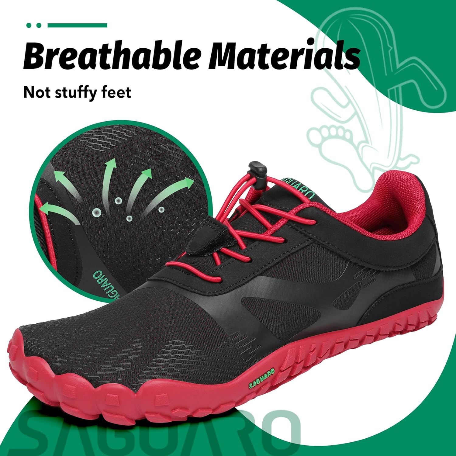Thumbnail 2 de SAGUARO Scarpe Barefoot con Dita per Trekking e Trail Running: flessibilità, leggerezza e contatto diretto con il terreno