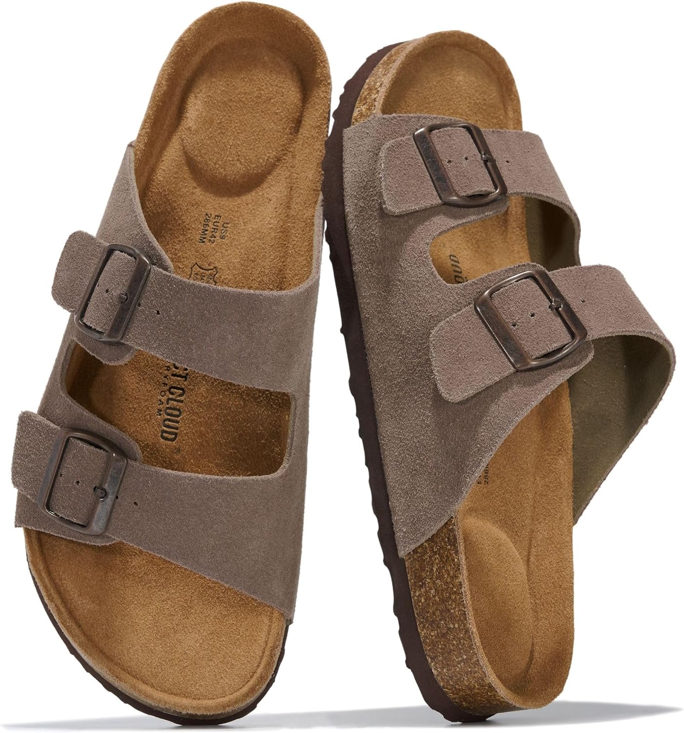 Thumbnail 6 de Project Cloud Heritage Men's Sandals: 100% Genuine Leather, Memory Foam Insole