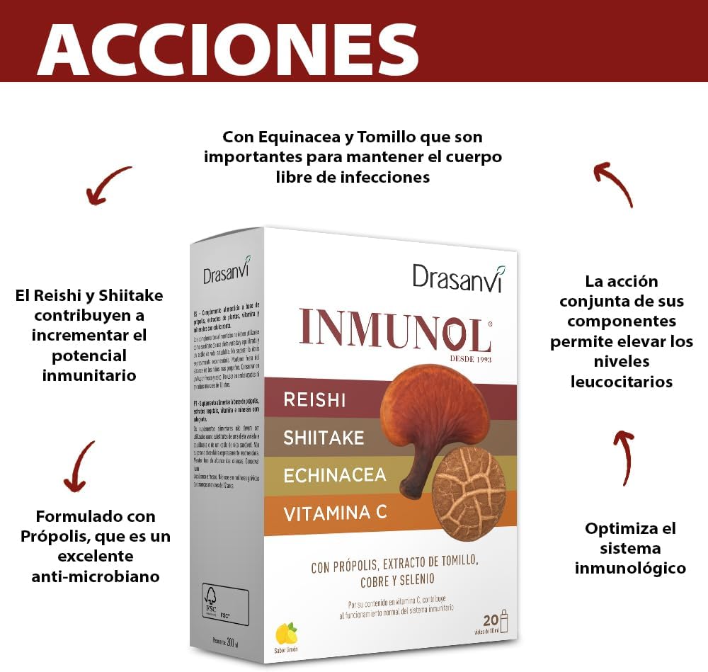 Thumbnail 2 de INMUNOL 20 viales Inmunidad diaria 60 mg