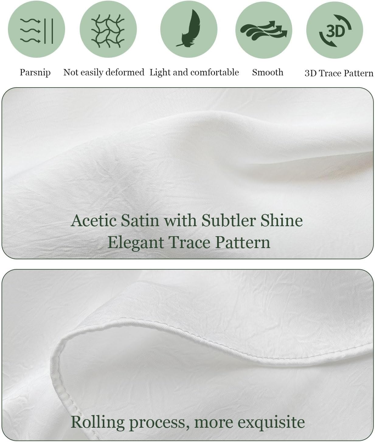 Thumbnail 4 de BEAUTELICATE Satin Shawl Wrap: Luxurious Double‑Sided Wrap, 200 x 70 cm
