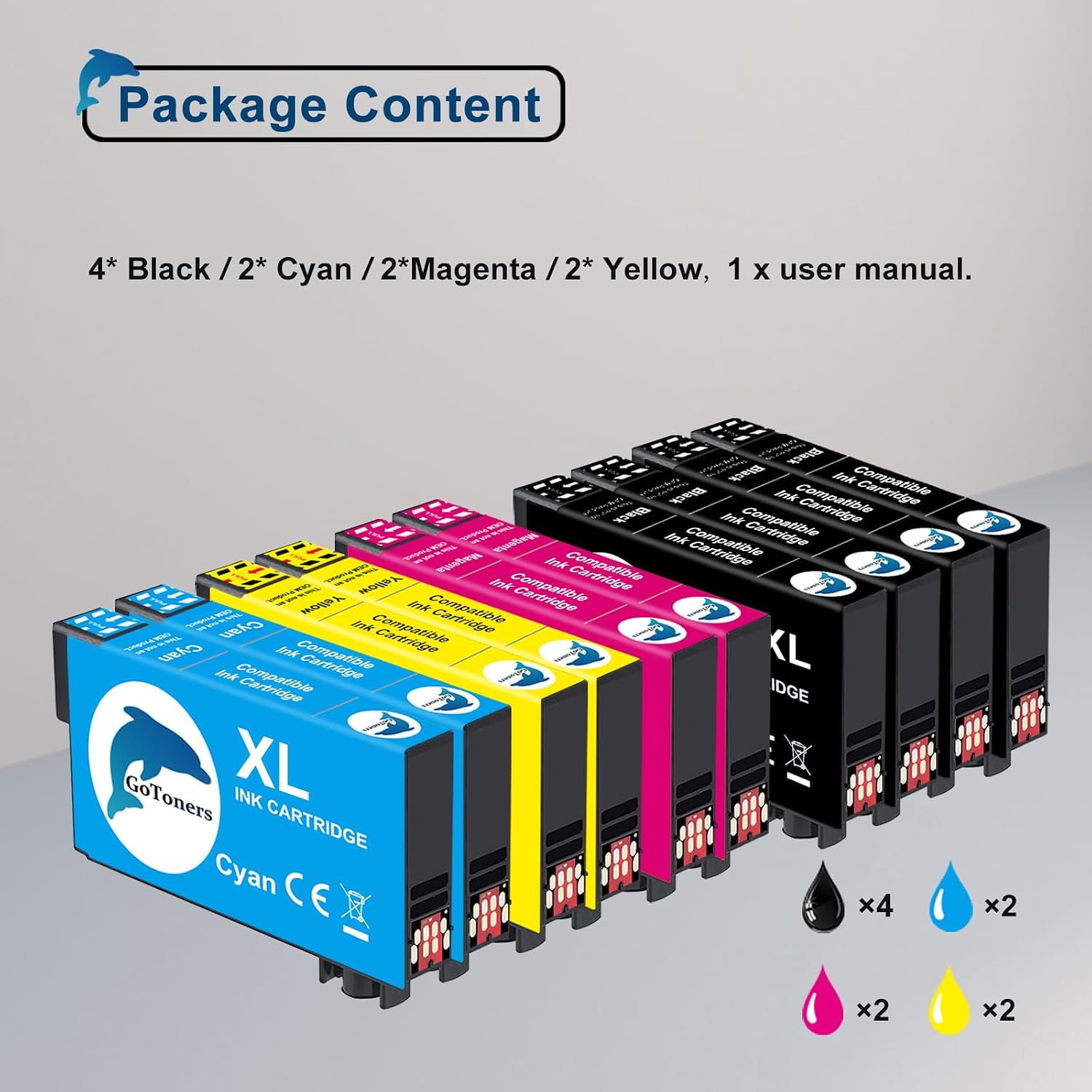 Thumbnail 1 de GoToners 405XL 10er-Pack Druckerpatronen 🖨