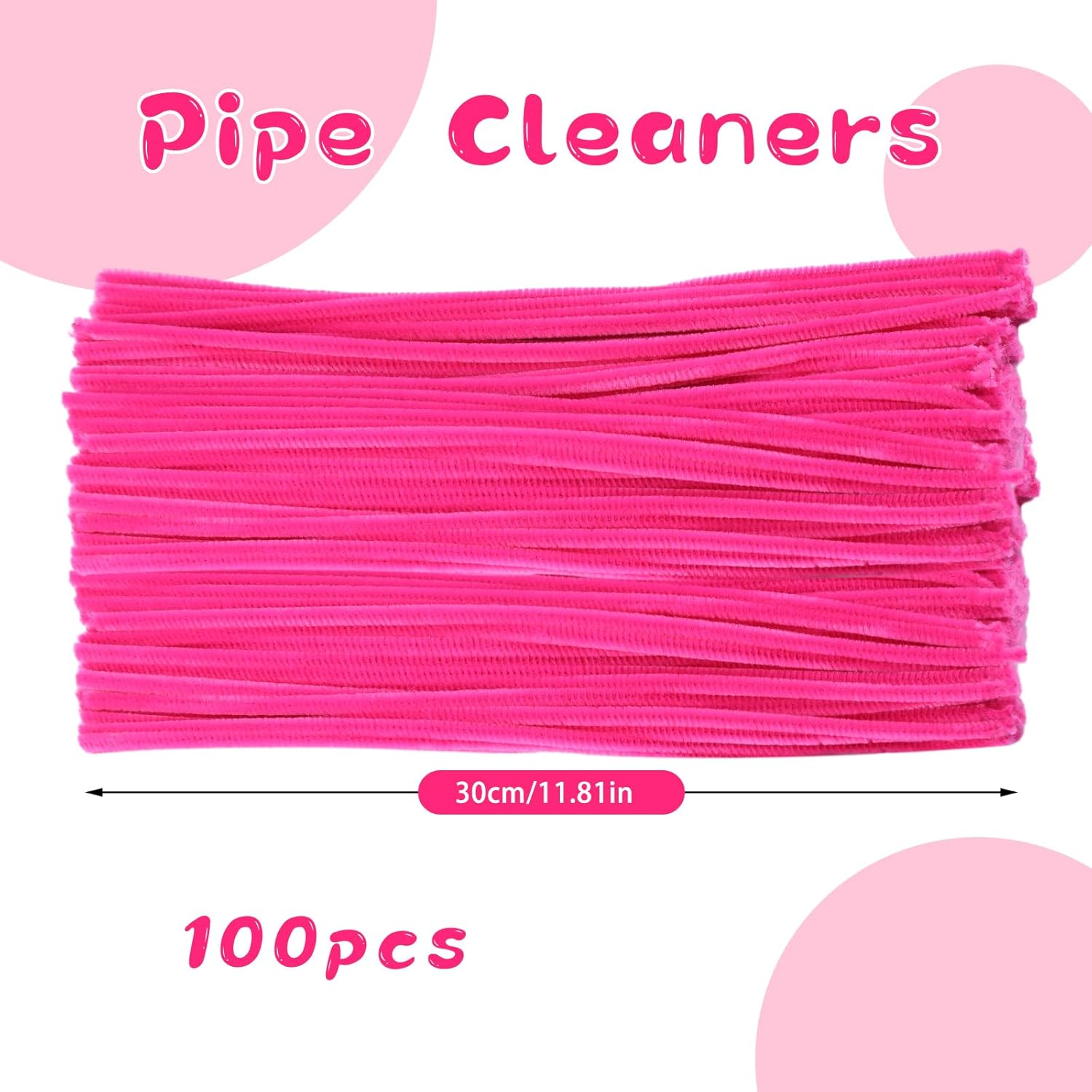 Thumbnail 1 de ZXIIXZ 100Pcs Pipe Cleaners for Roses and Craft Projects