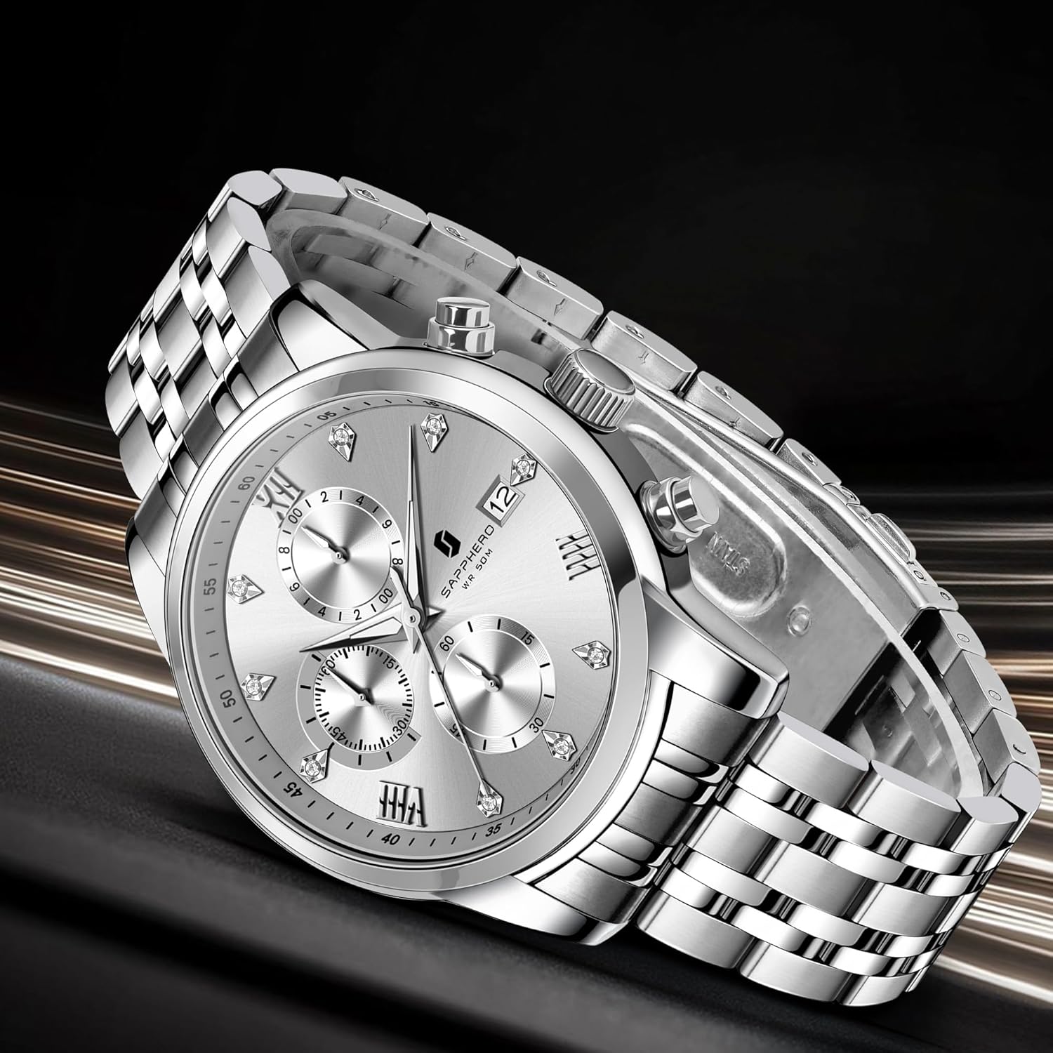 Thumbnail 4 de SAPPHERO Montre Ronde 50M