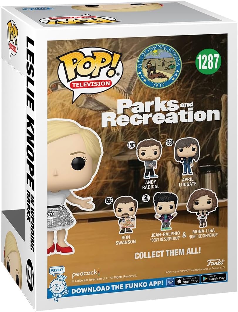 Detalle de Funko POP! TV: Parks & Rec – Leslie Knope (Wedding) | Offizielles Sammlerstück